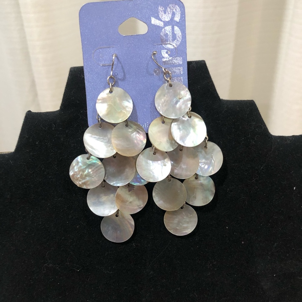 Iridescent Chandelier Earrings